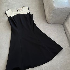 Halston Heritage size medium dress, black and ivory